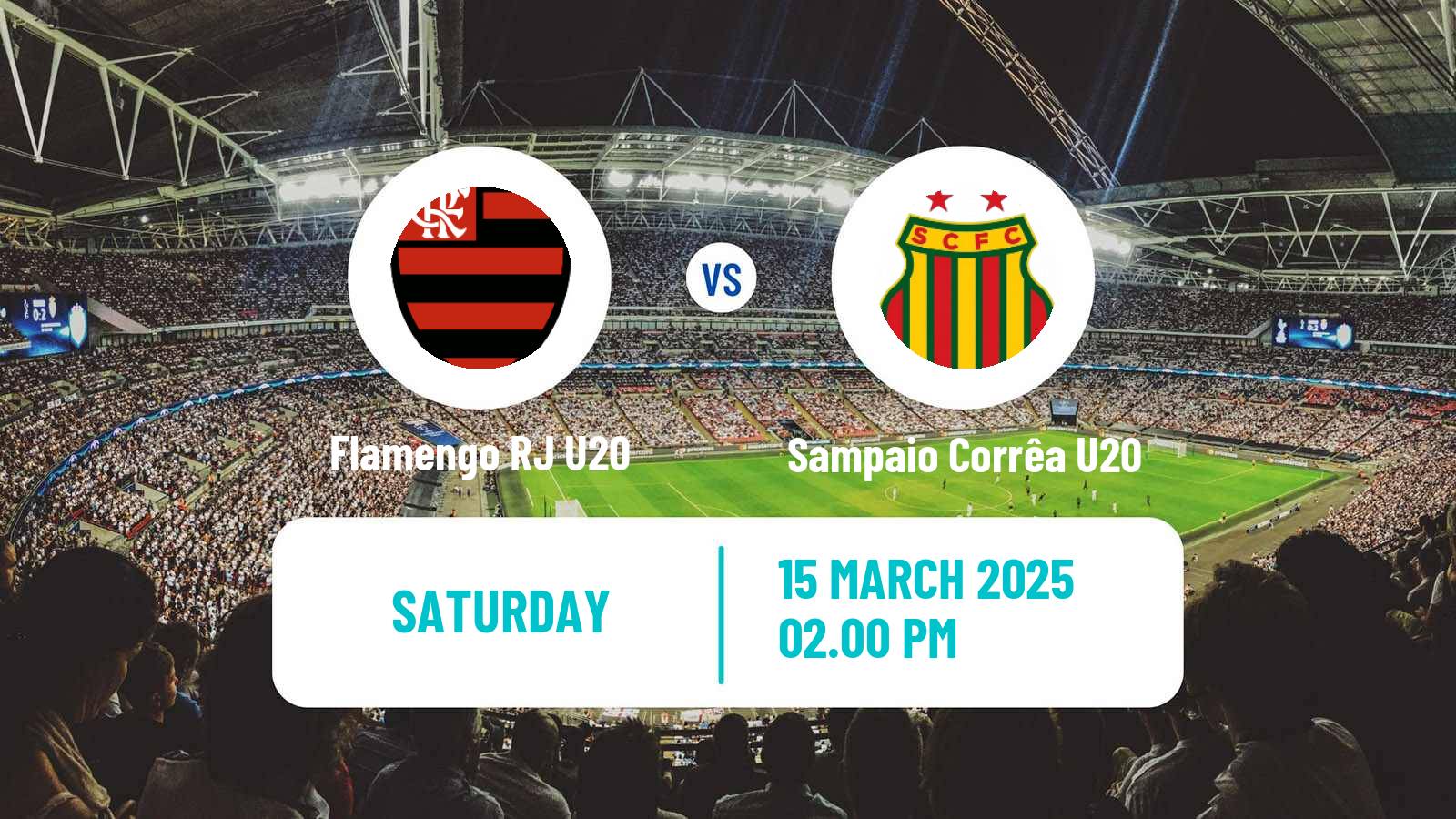 Football Brazilian Copa Rio U20 Flamengo RJ U20 - Sampaio Corrêa U20