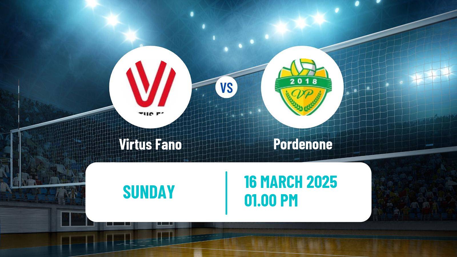 Volleyball Italian Serie A2 Volleyball Virtus Fano - Pordenone