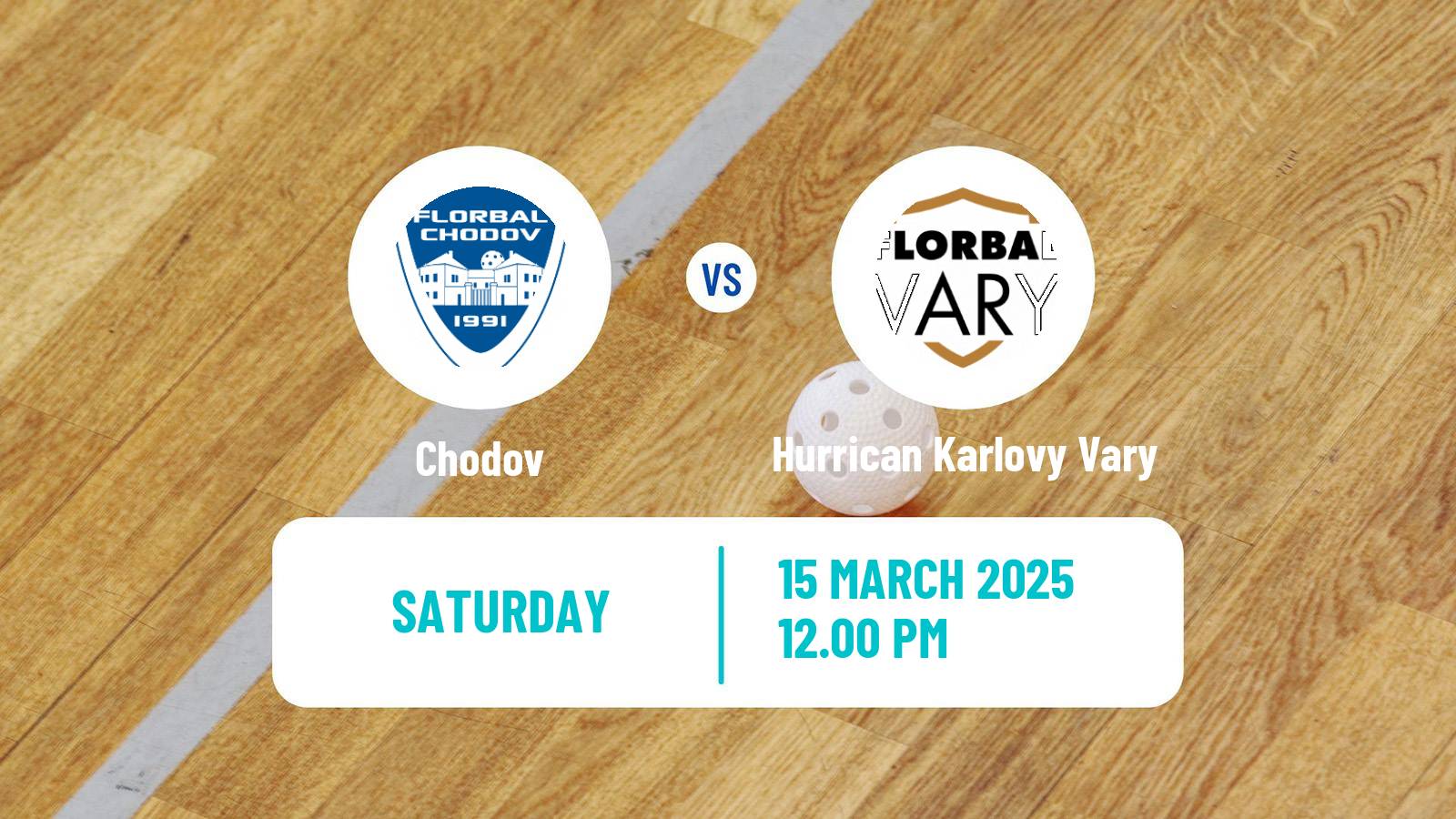 Floorball Czech Superliga Floorball Chodov - Hurrican Karlovy Vary