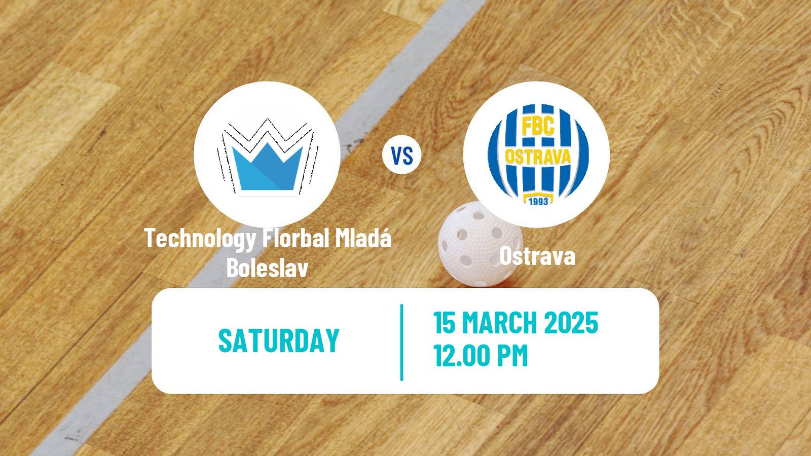 Floorball Czech Superliga Floorball Technology Florbal Mladá Boleslav - Ostrava