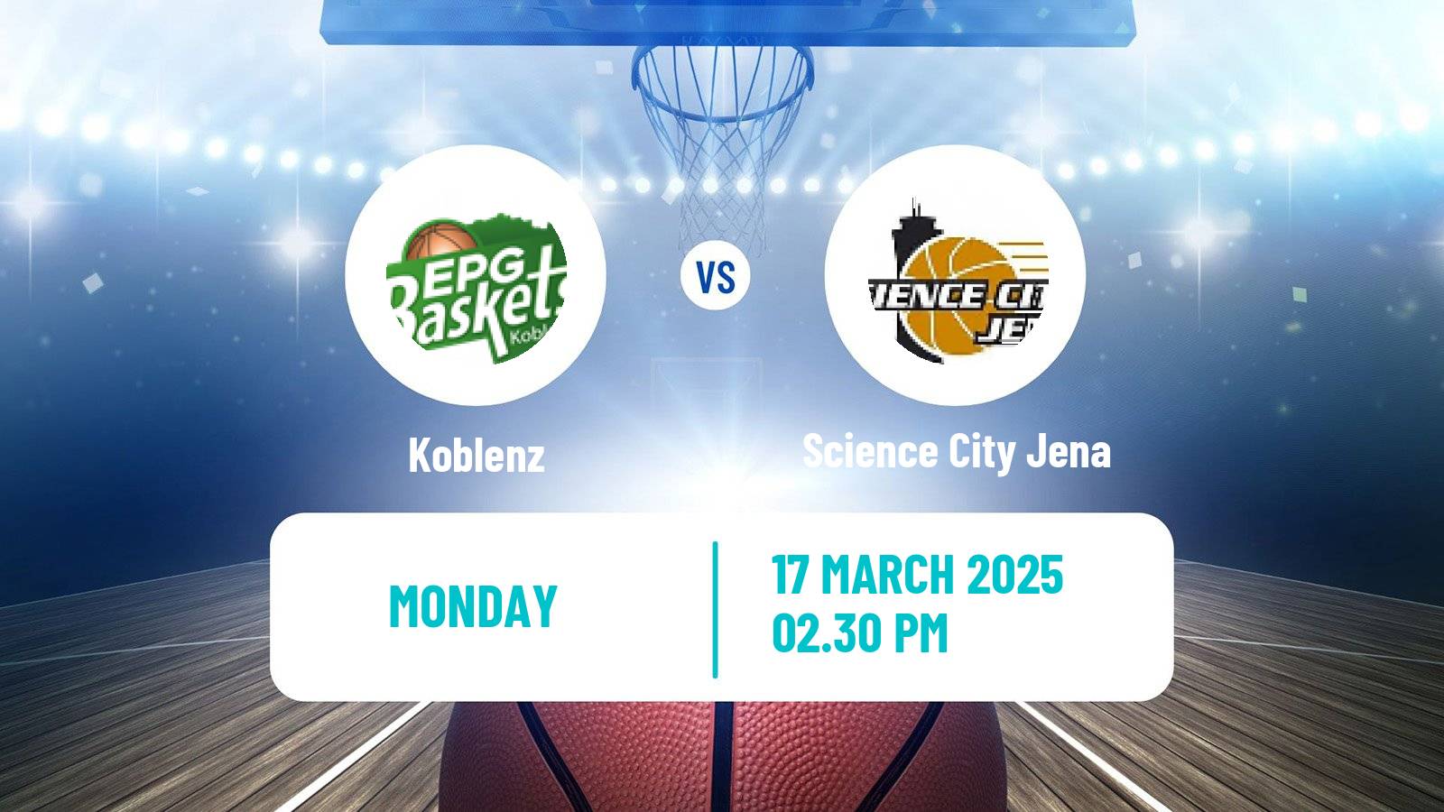 Basketball German Pro A Basketball Koblenz - Science City Jena