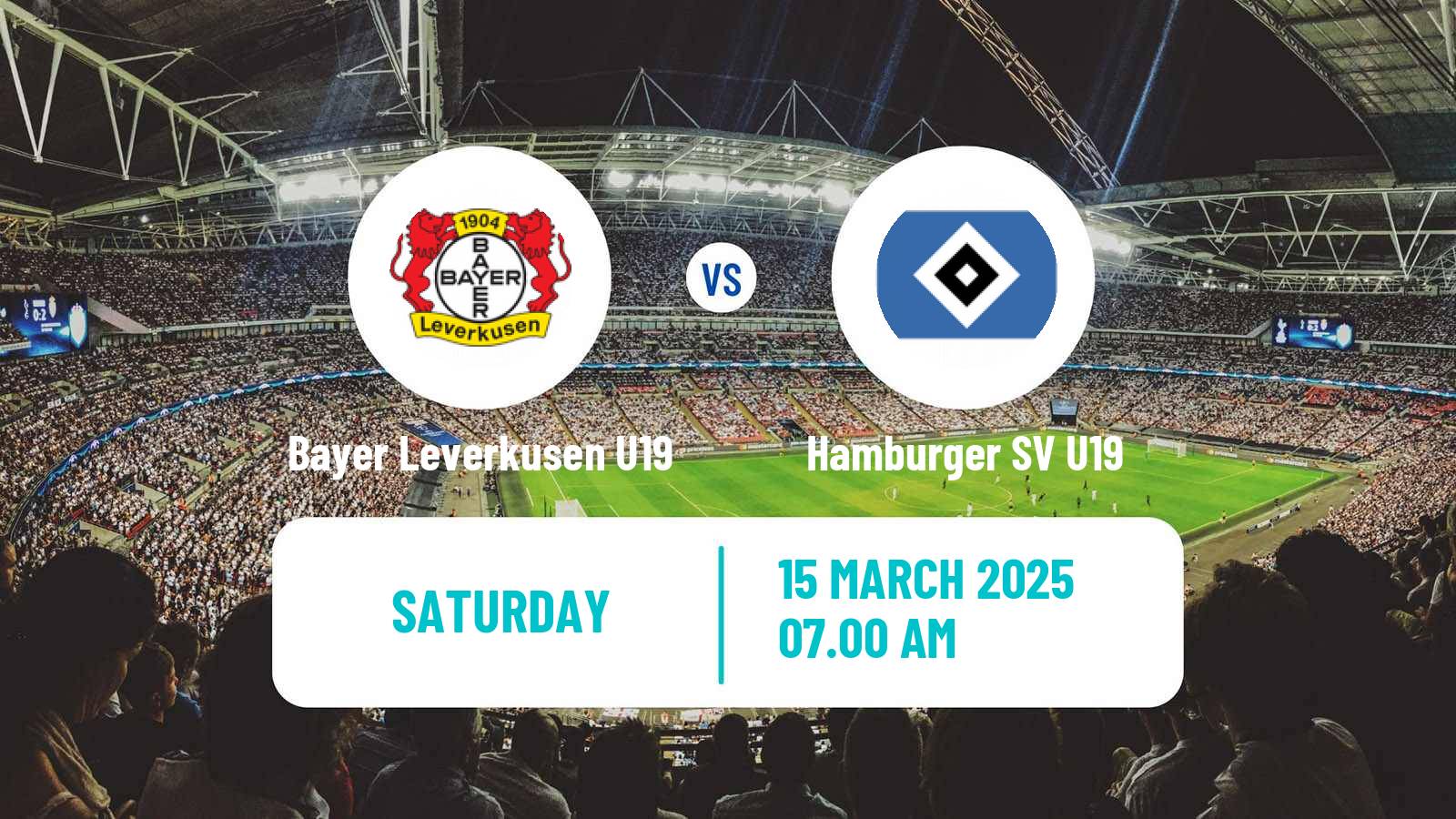 Soccer German DFB Youth League Bayer Leverkusen U19 - Hamburger SV U19