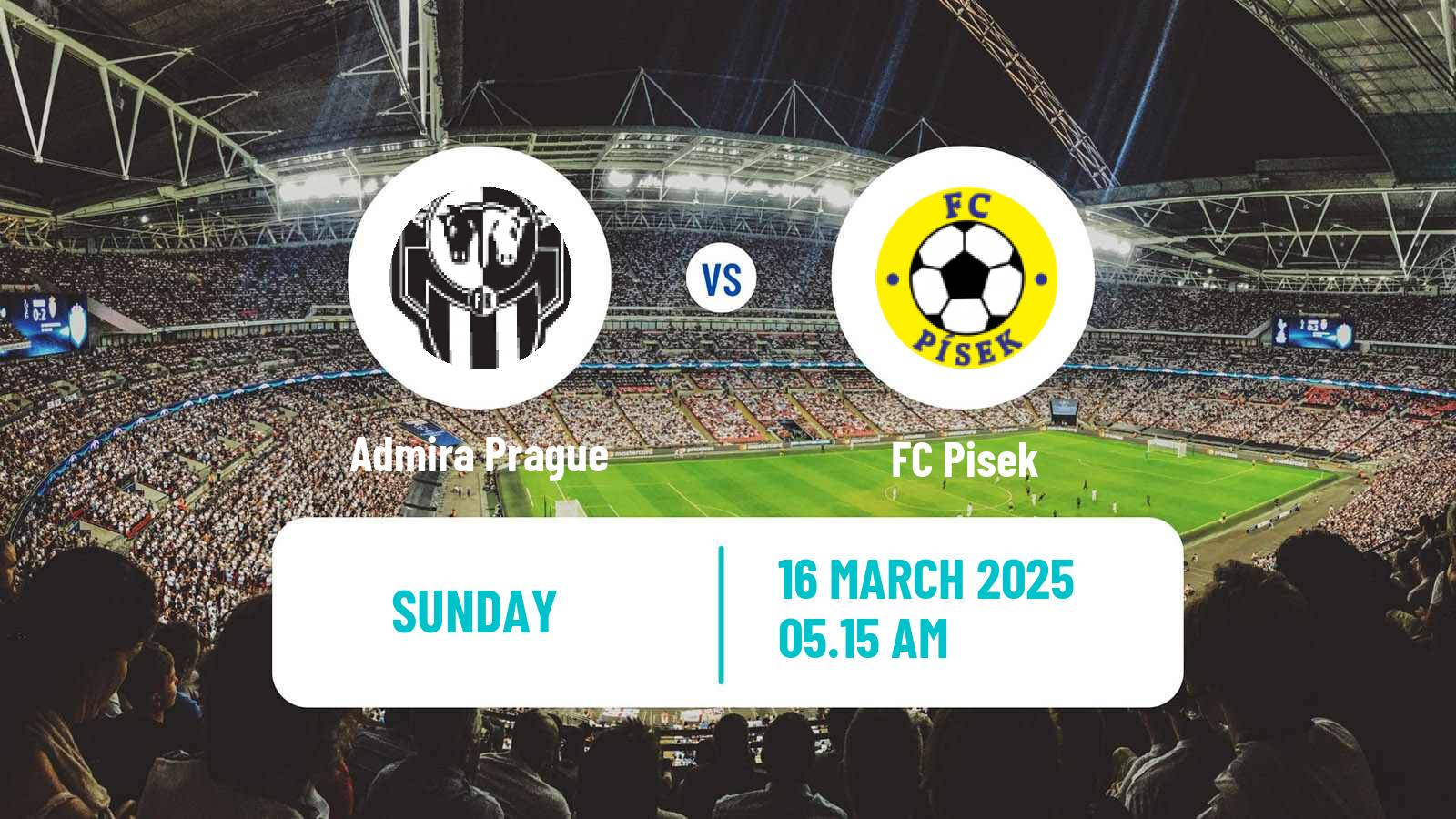 Soccer Czech CFL Group A Admira Prague - Pisek