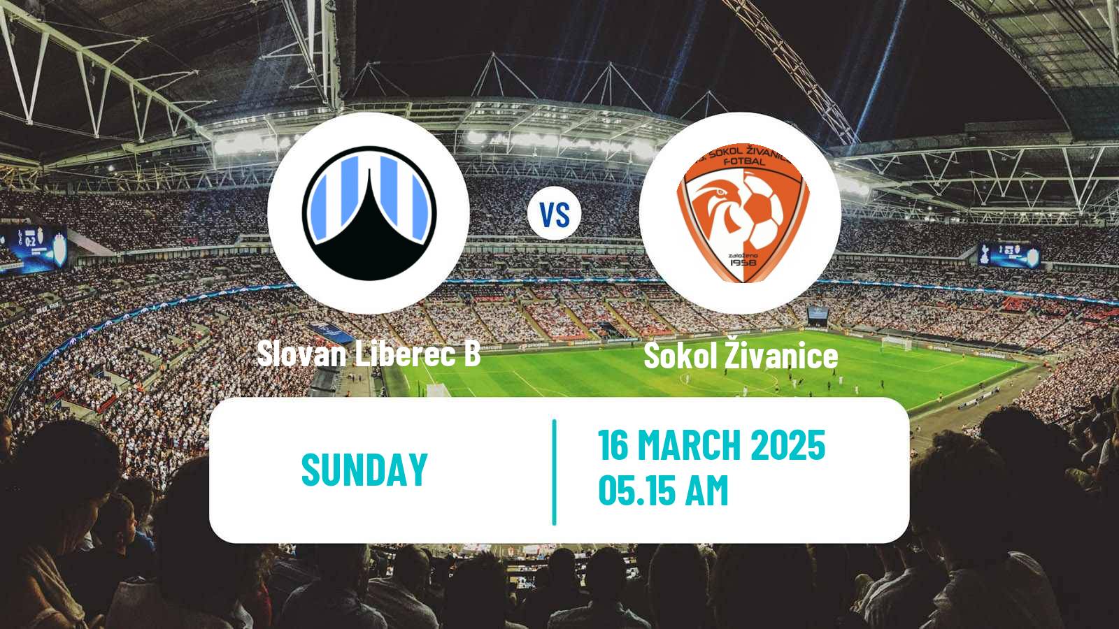 Soccer Czech CFL Group B Slovan Liberec B - Sokol Živanice