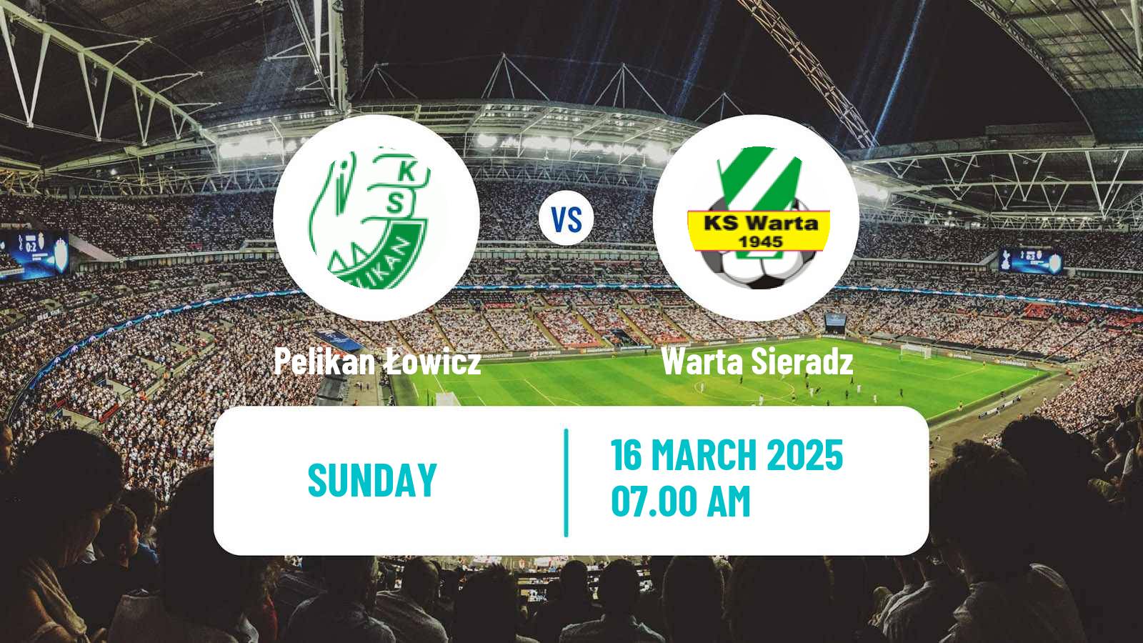 Soccer Polish Division 3 - Group I Pelikan Łowicz - Warta Sieradz