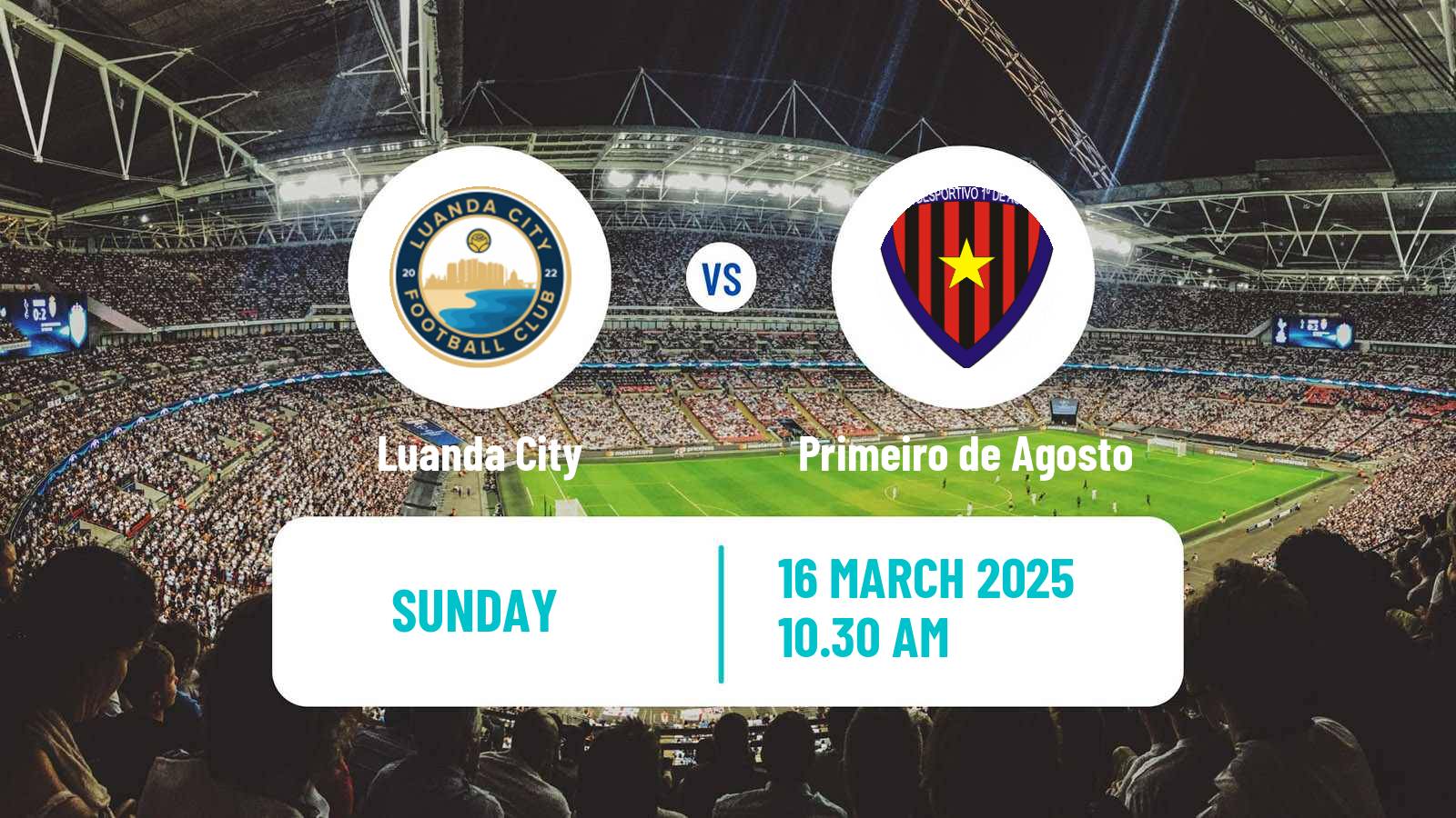 Soccer Angolan Girabola Luanda City - Primeiro de Agosto
