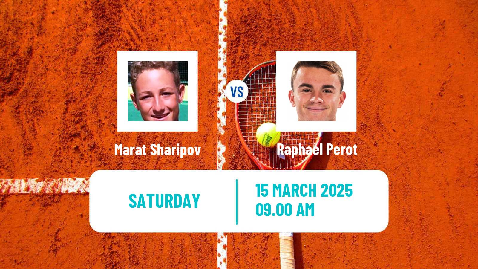 Tennis ITF M25 Creteil Men Marat Sharipov - Raphael Perot