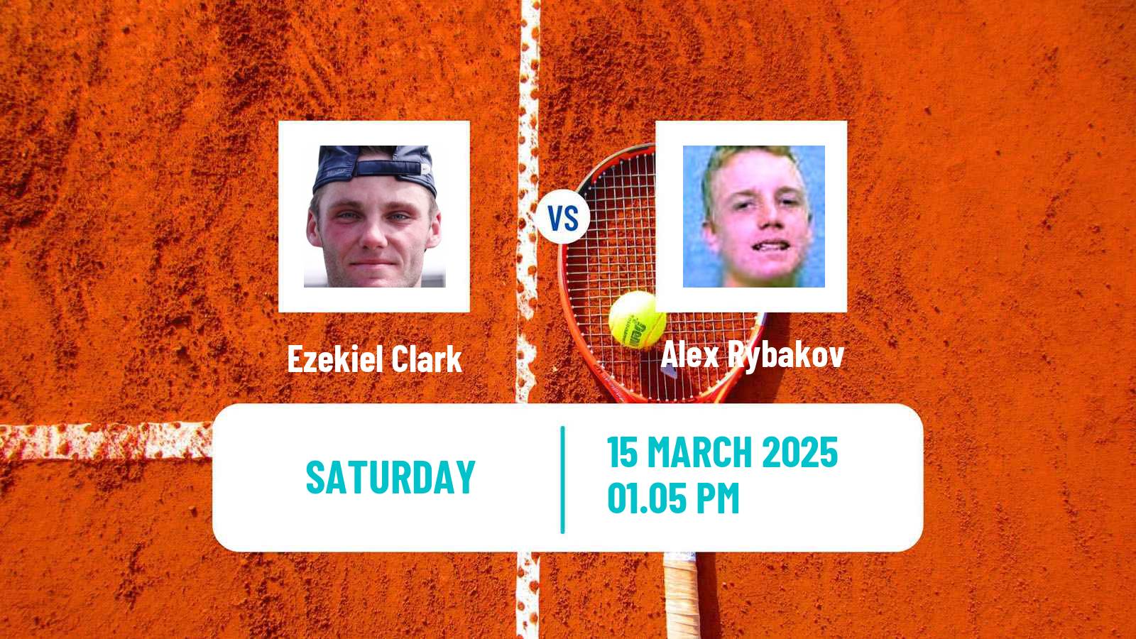 Tennis ITF M15 Montreal Men Ezekiel Clark - Alex Rybakov