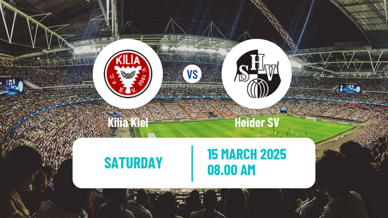 Soccer German Oberliga Schleswig-Holstein Kilia Kiel - Heider SV