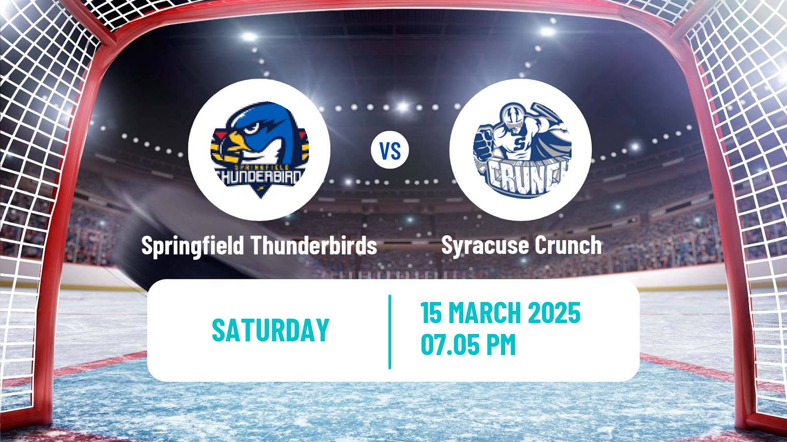 Hockey AHL Springfield Thunderbirds - Syracuse Crunch