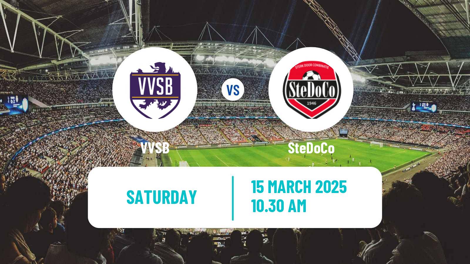 Soccer Dutch Derde Divisie VVSB - SteDoCo