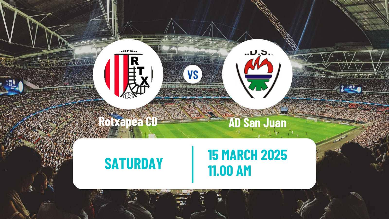 Soccer Spanish Tercera RFEF - Group 15 Rotxapea - San Juan