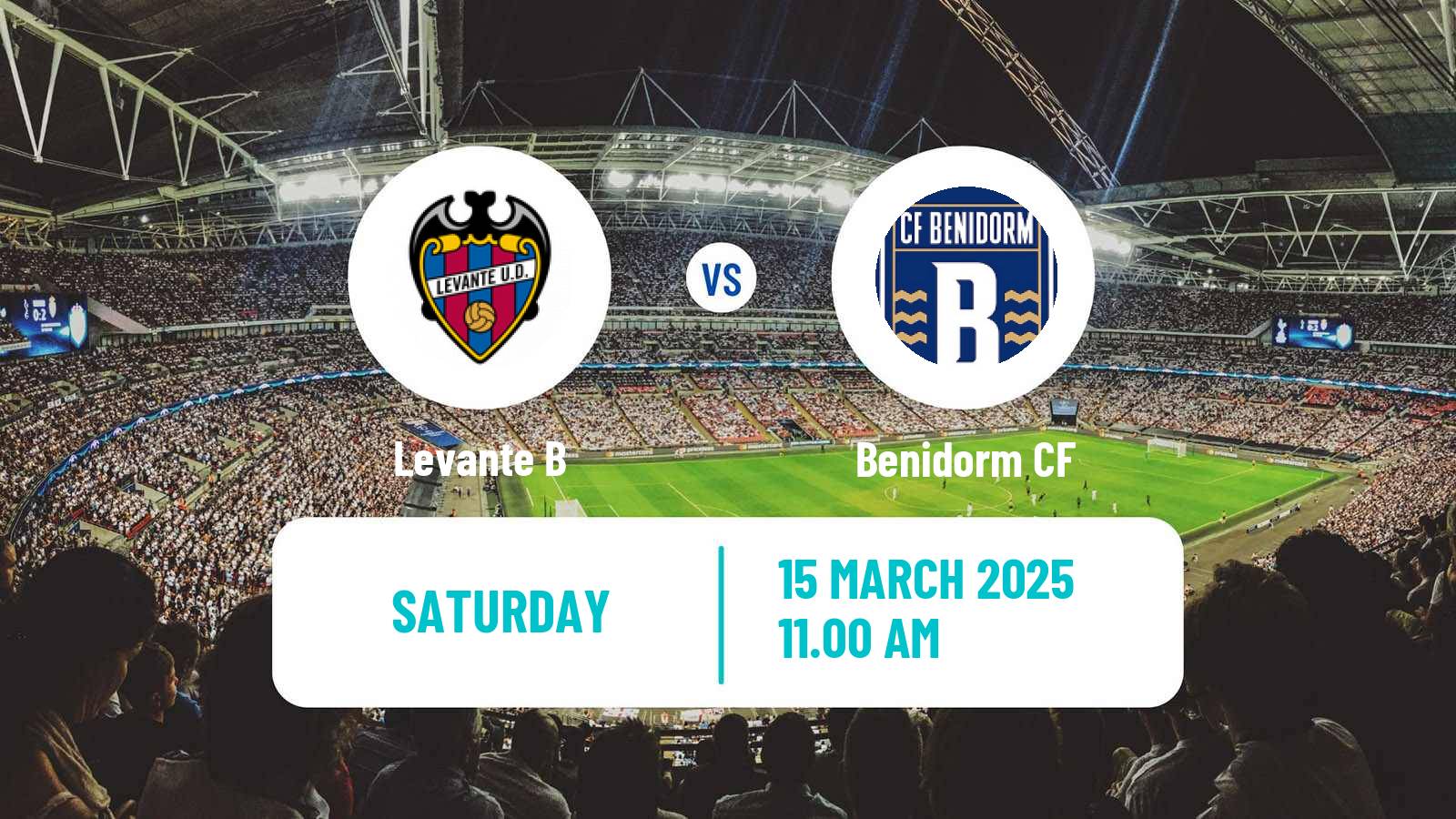 Soccer Spanish Tercera RFEF - Group 6 Levante B - Benidorm