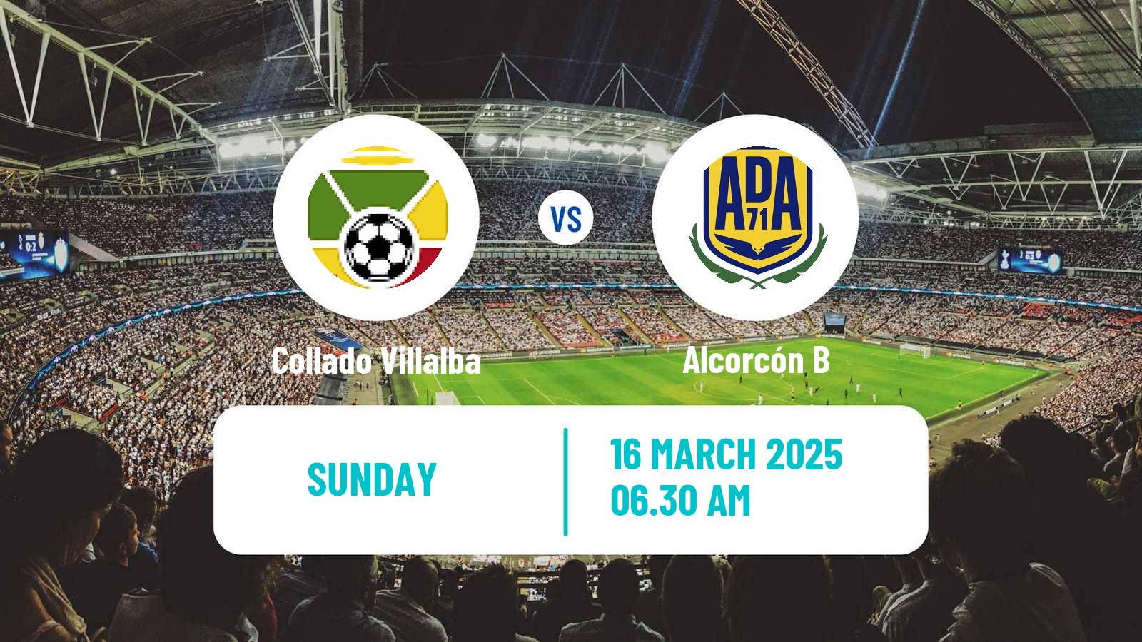 Soccer Spanish Tercera RFEF - Group 7 Collado Villalba - Alcorcón B