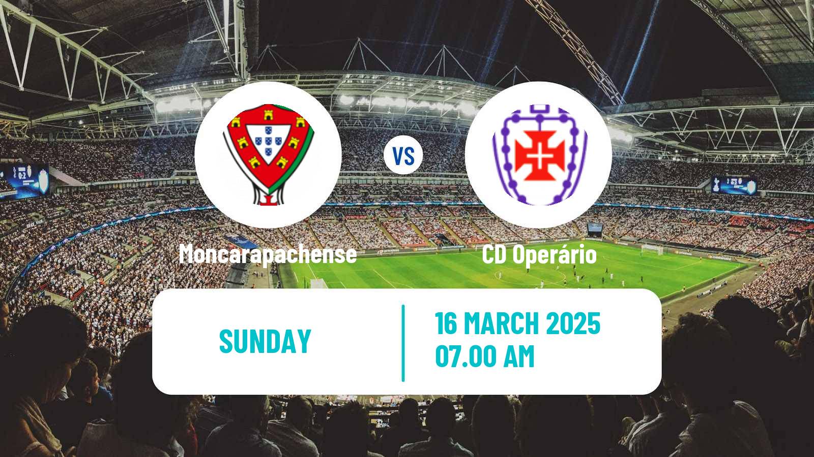 Soccer Campeonato de Portugal - Group D Moncarapachense - Operário