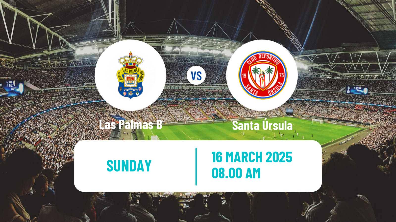 Soccer Spanish Tercera RFEF - Group 12 Las Palmas B - Santa Úrsula