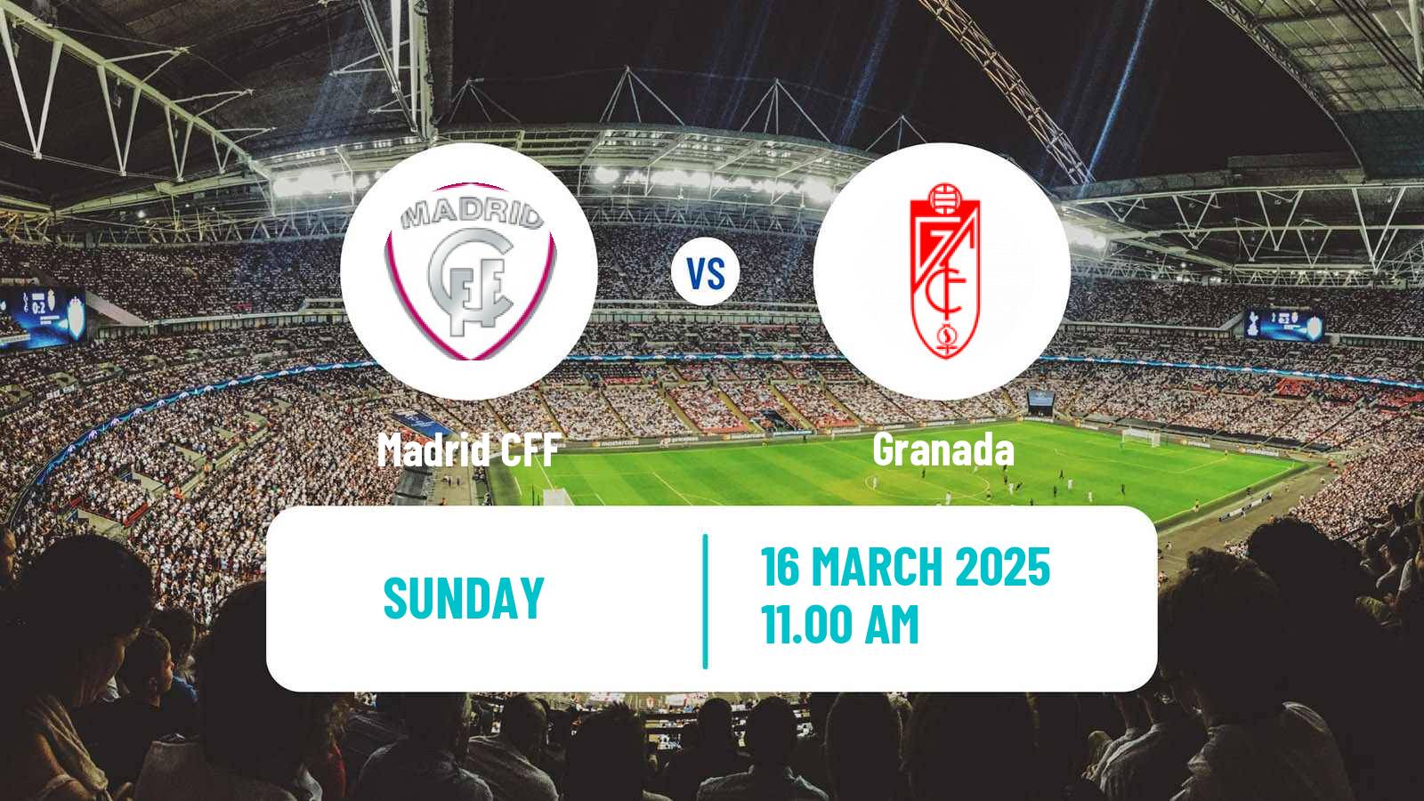 Soccer Spanish Primera División Women Madrid CFF - Granada