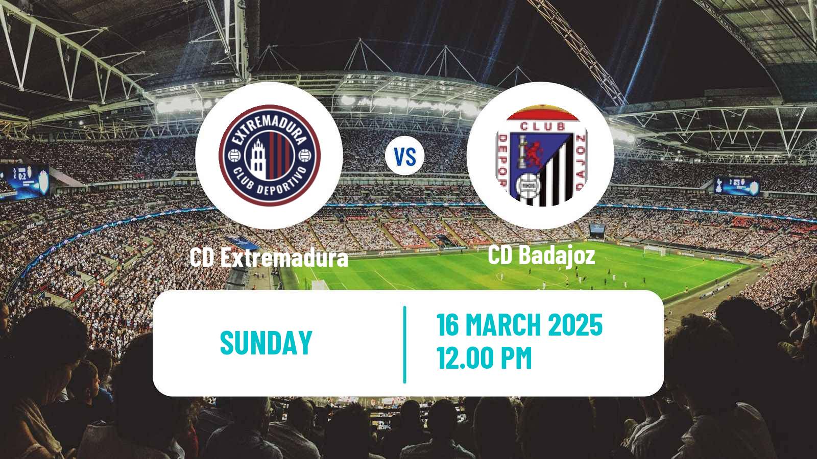 Soccer Spanish Tercera RFEF - Group 14 CD Extremadura - Badajoz
