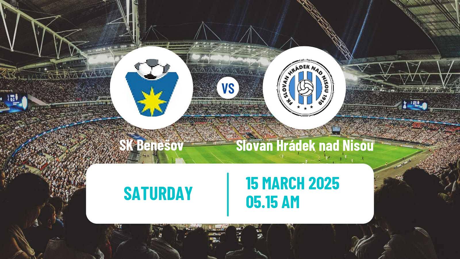 Soccer Czech Division C Benešov - Slovan Hrádek nad Nisou