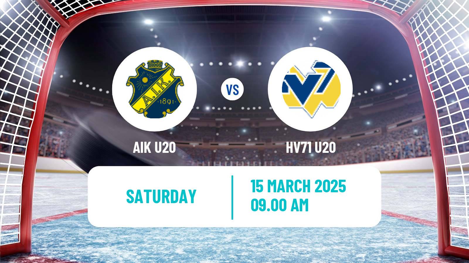 Hockey Swedish Superelit U20 Hockey AIK U20 - HV71 U20