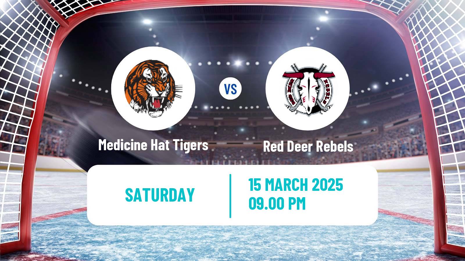 Hockey WHL Medicine Hat Tigers - Red Deer Rebels