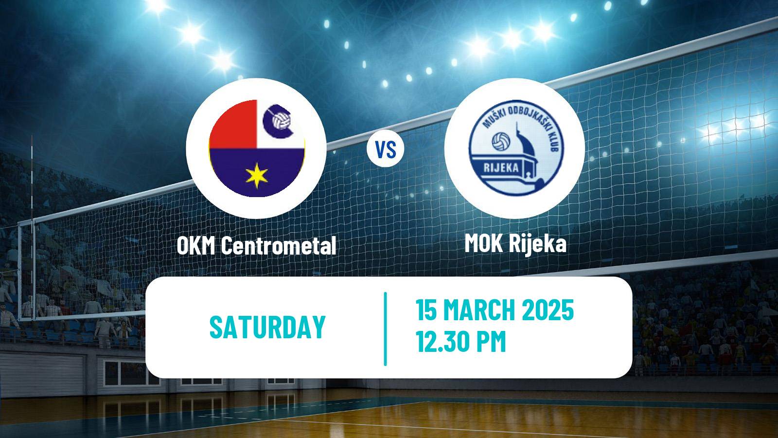 Volleyball Croatian Superliga Volleyball OKM Centrometal - MOK Rijeka