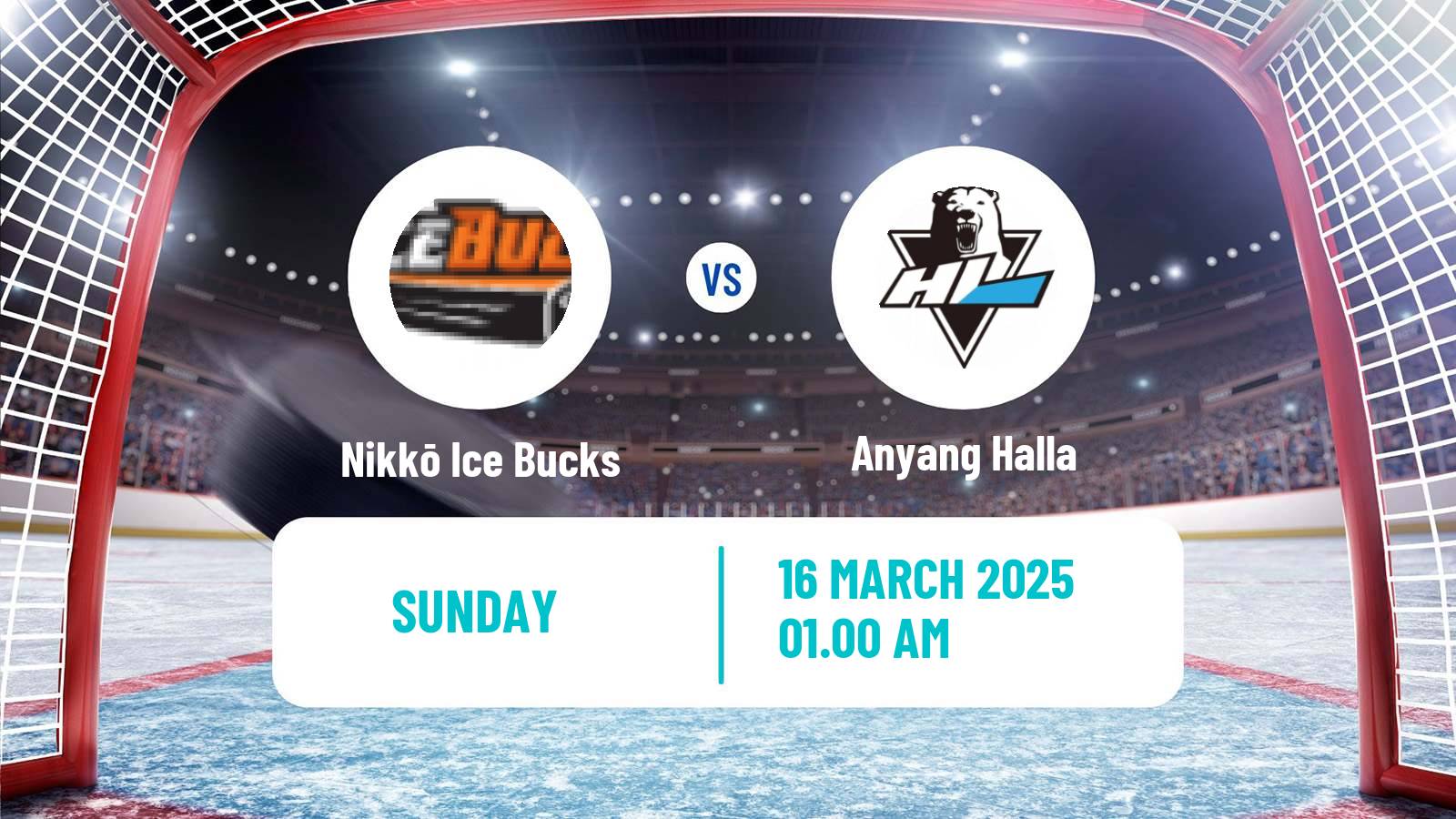 Hockey Asia League Ice Hockey Nikkō Ice Bucks - Anyang Halla