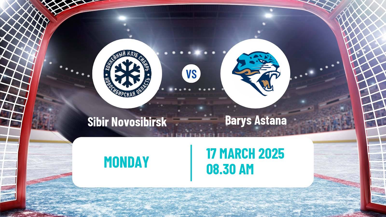 Hockey KHL Sibir Novosibirsk - Barys Astana
