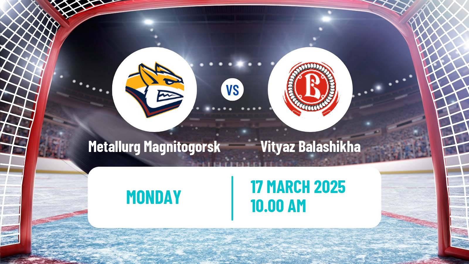 Hockey KHL Metallurg Magnitogorsk - Vityaz Balashikha