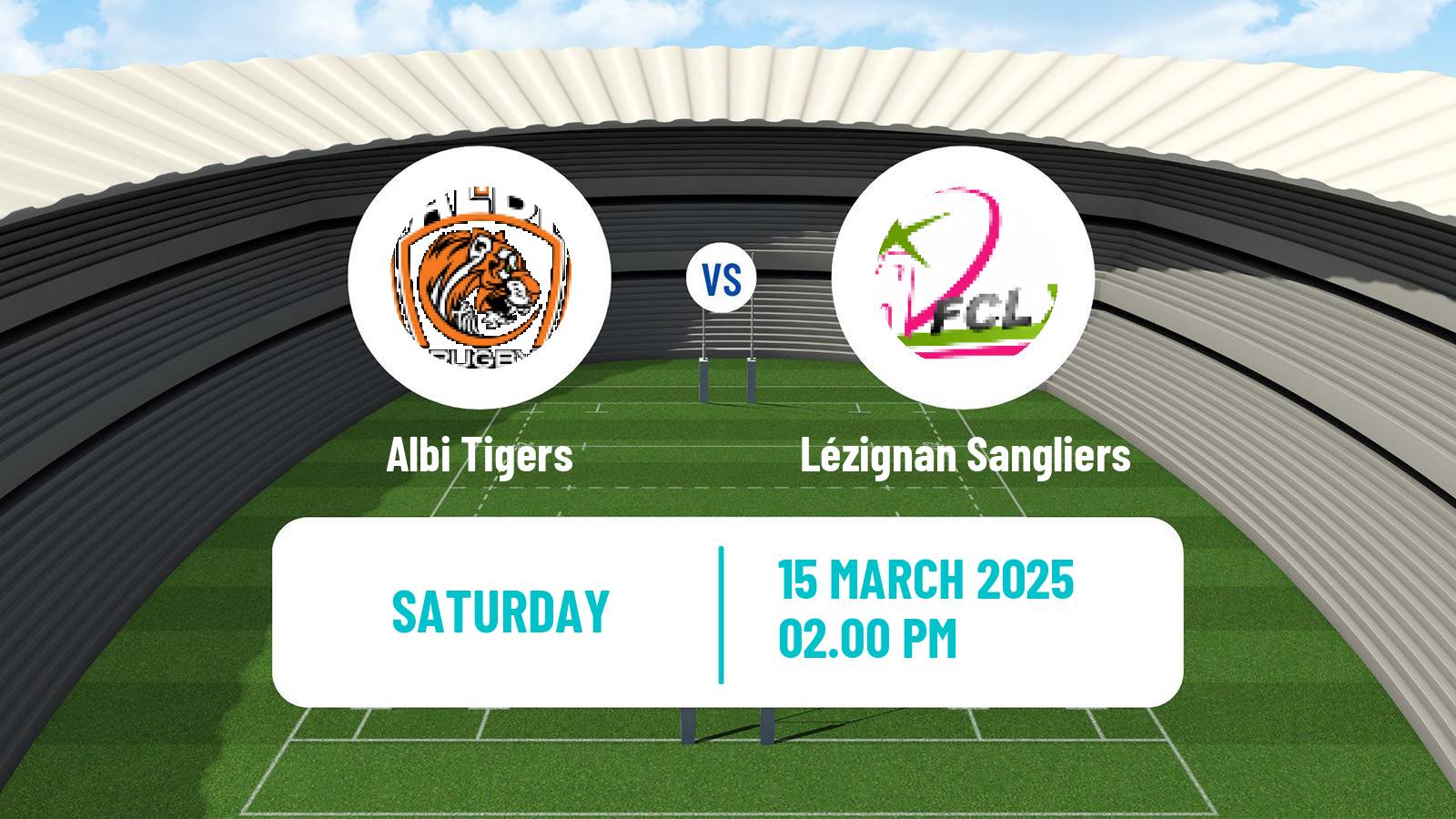 Rugby league French Elite 1 Rugby League Albi Tigers - Lézignan Sangliers