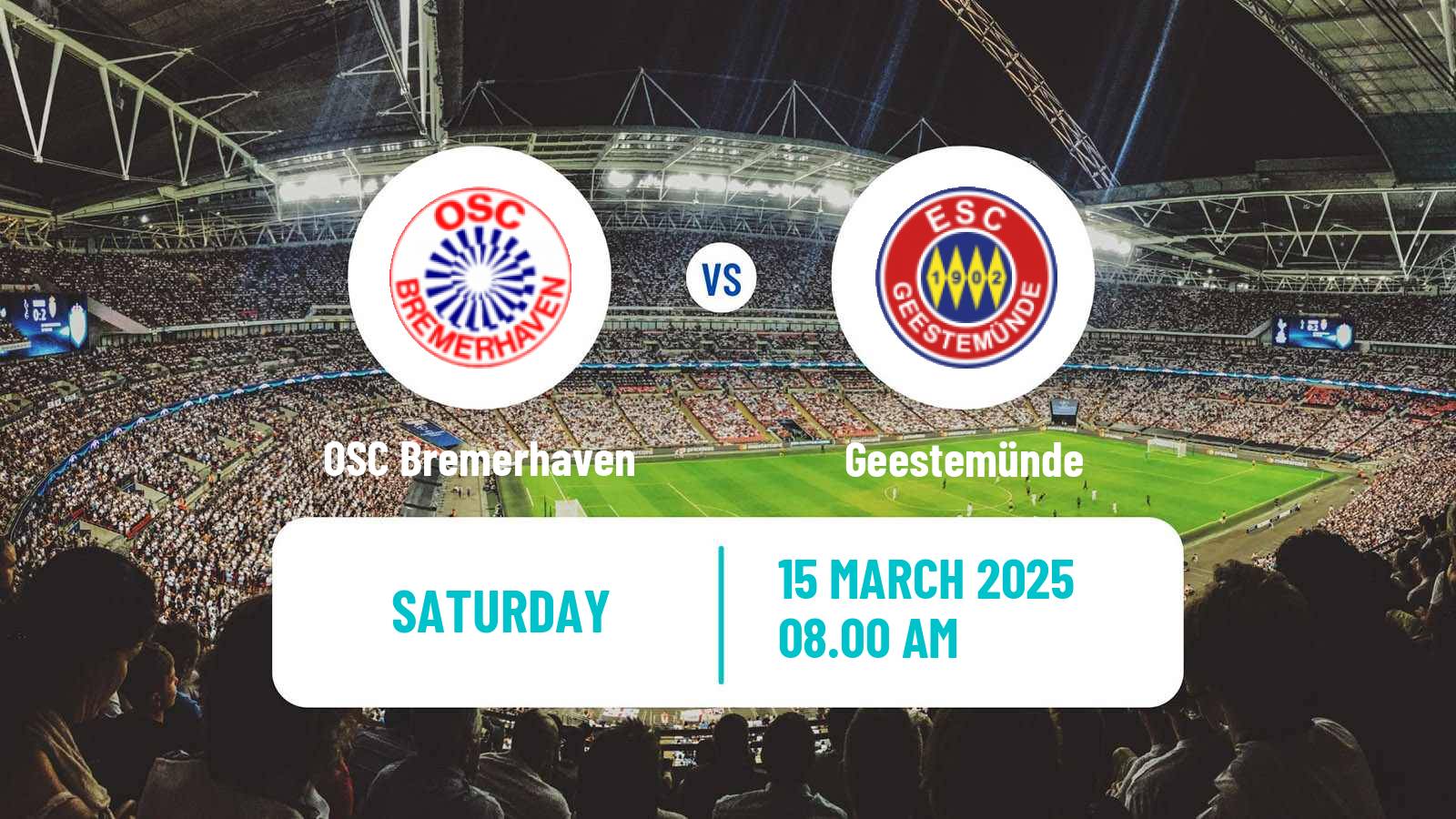 Soccer German Oberliga Bremen OSC Bremerhaven - Geestemünde