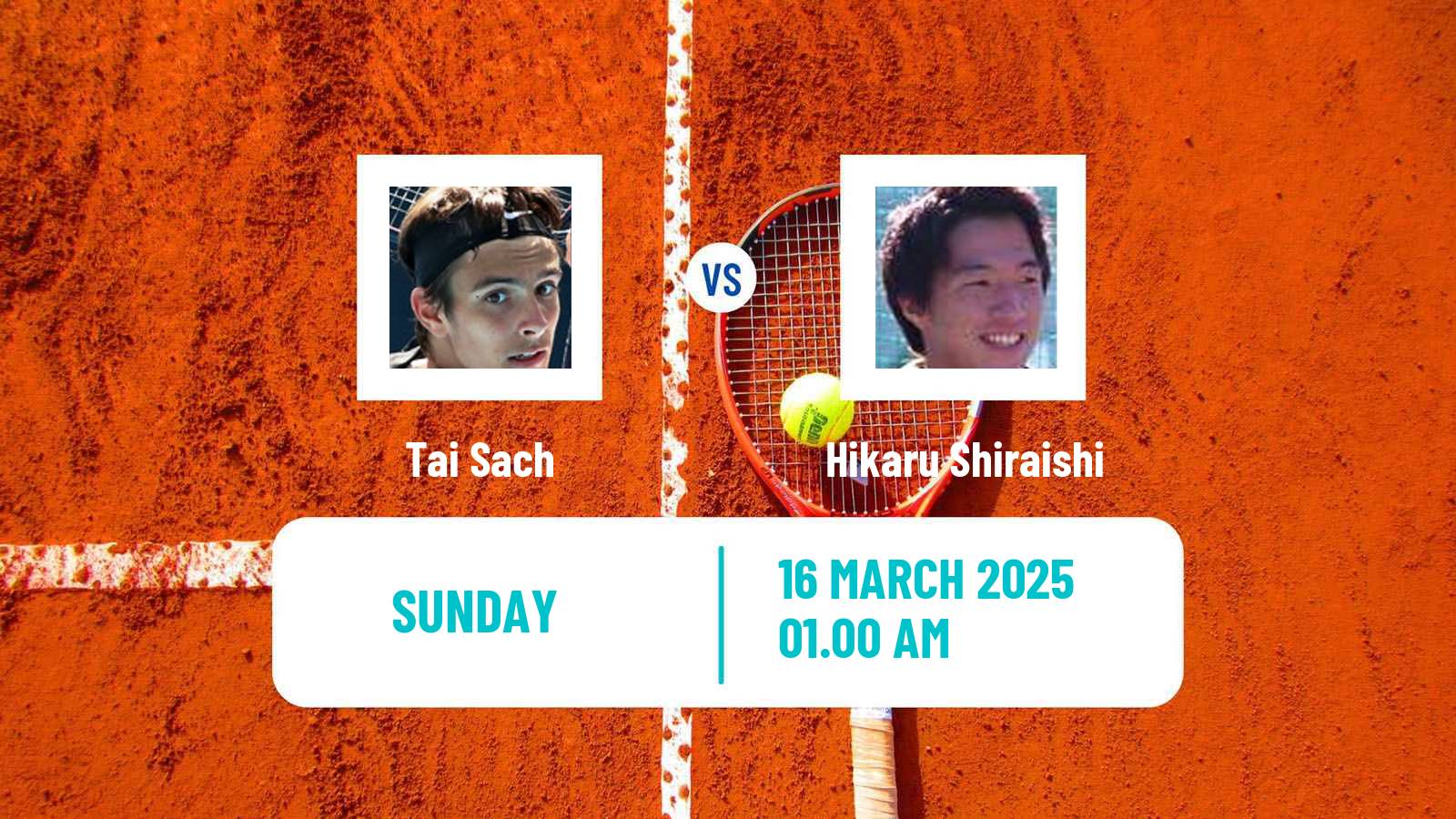 Tennis ITF M15 Hinode Men Tai Sach - Hikaru Shiraishi