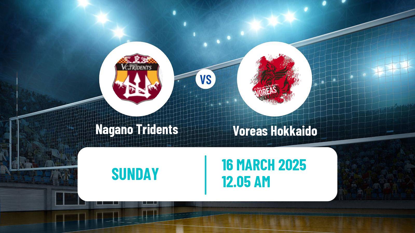 Volleyball Japan V Premier League Nagano Tridents - Voreas Hokkaido