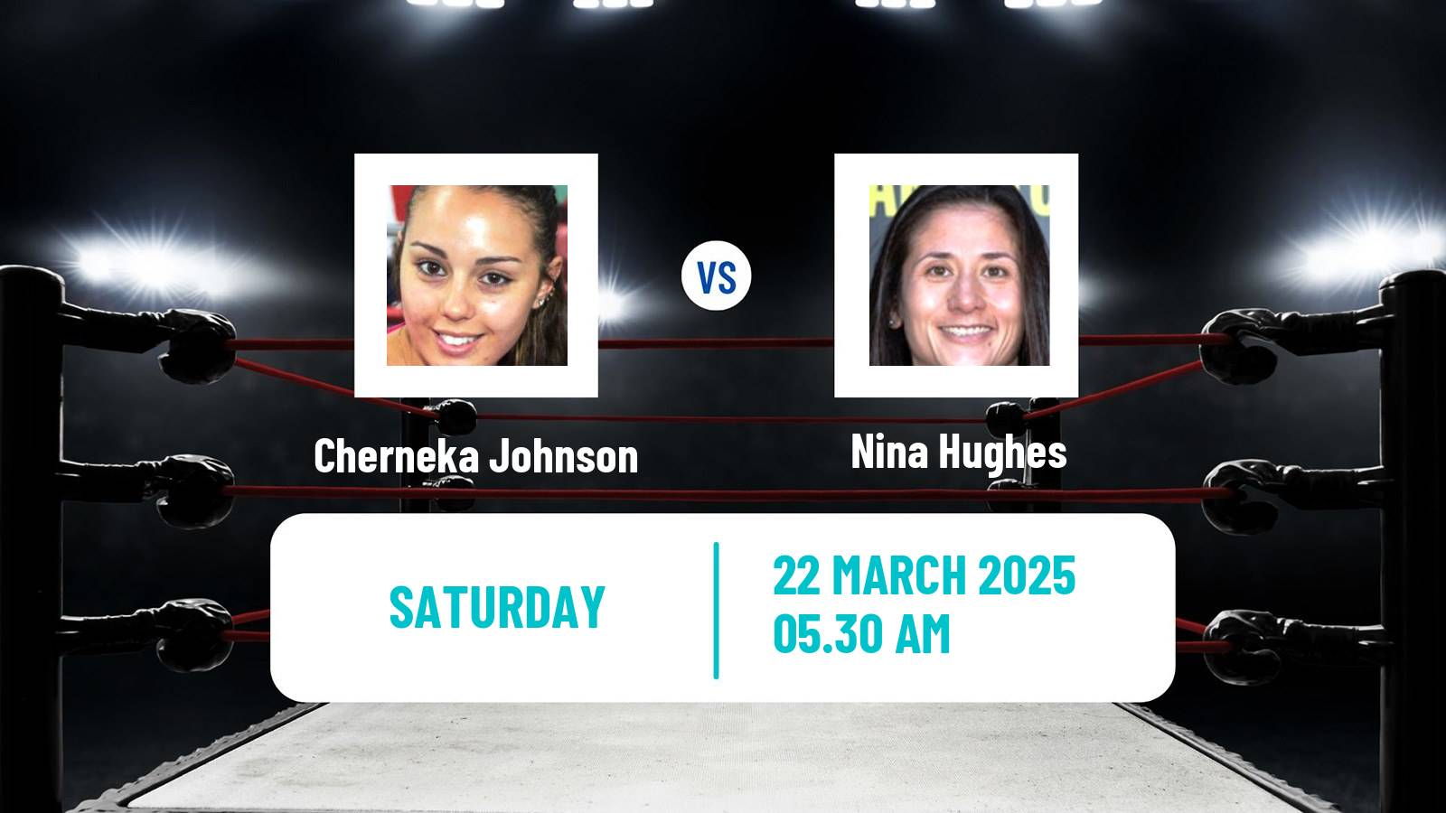 Boxing Bantamweight Others Matches Women Cherneka Johnson - Nina Hughes