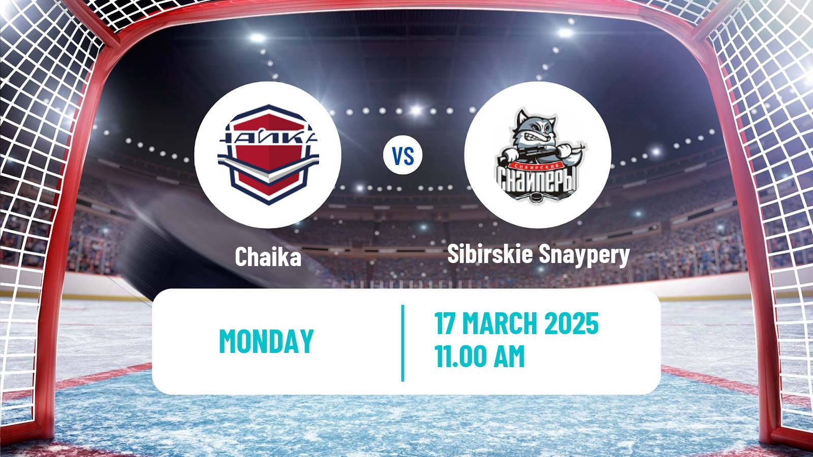Hockey MHL Chaika - Sibirskie Snaypery