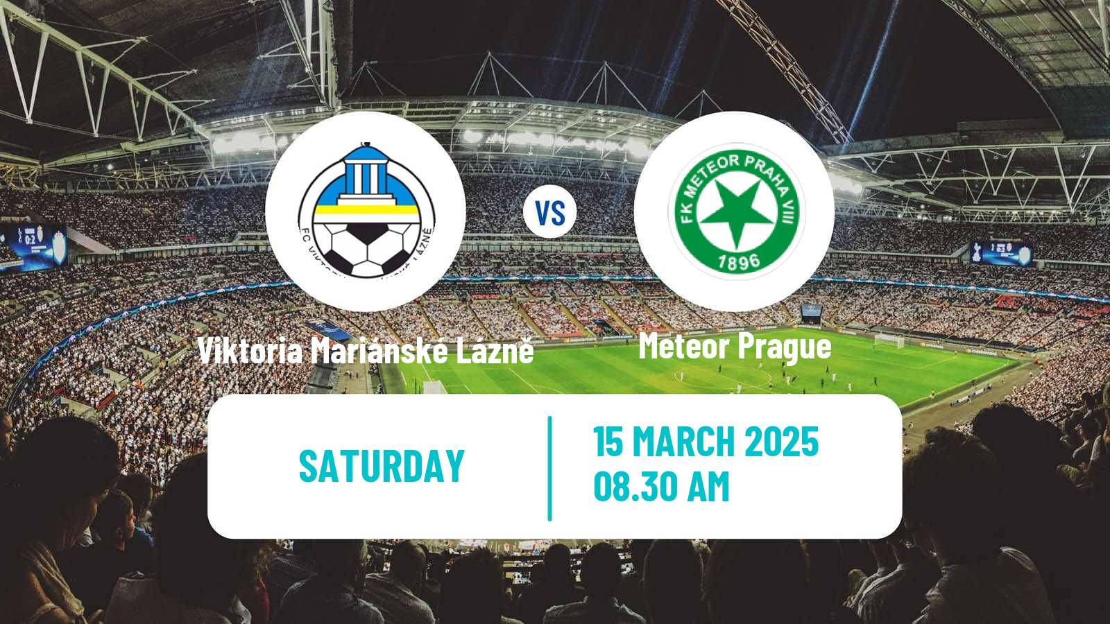 Soccer Czech Division B Viktoria Mariánské Lázně - Meteor Prague