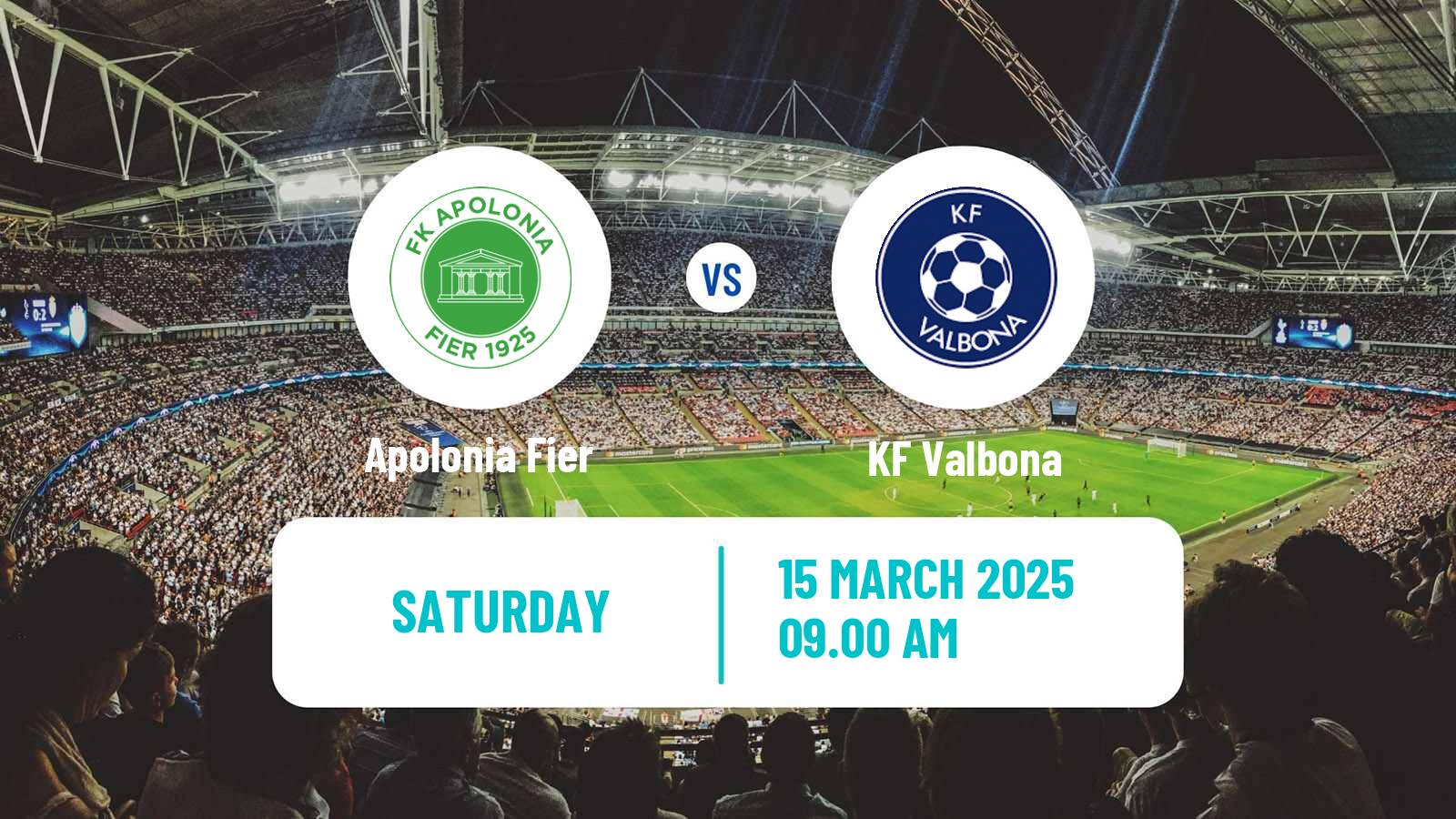 Soccer Albanian First Division Apolonia Fier - Valbona