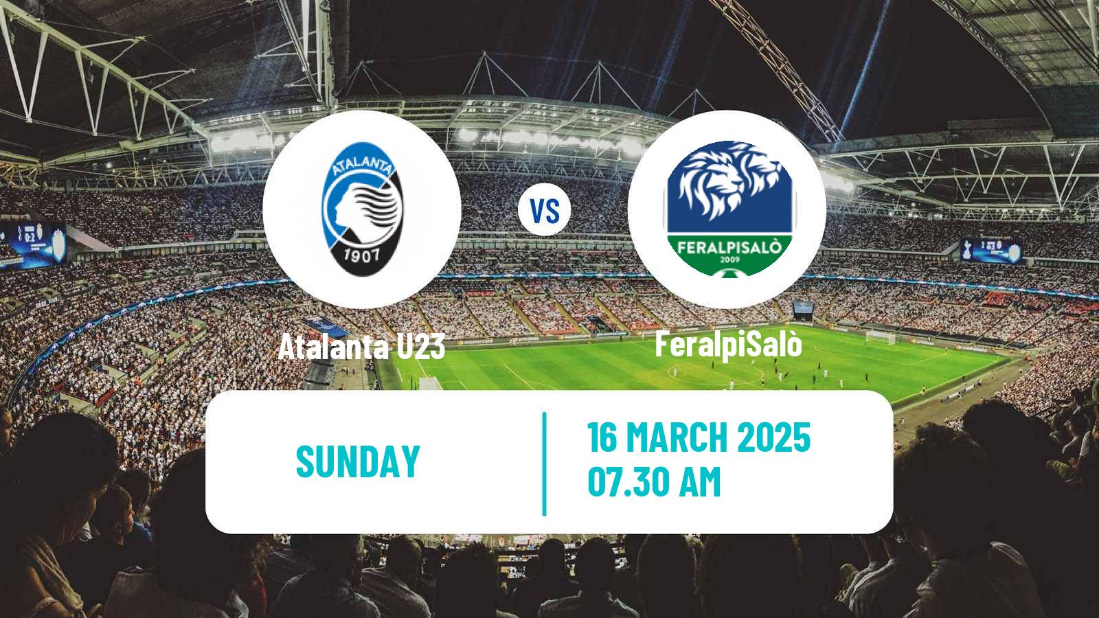 Soccer Italian Serie C Group A Atalanta U23 - FeralpiSalò