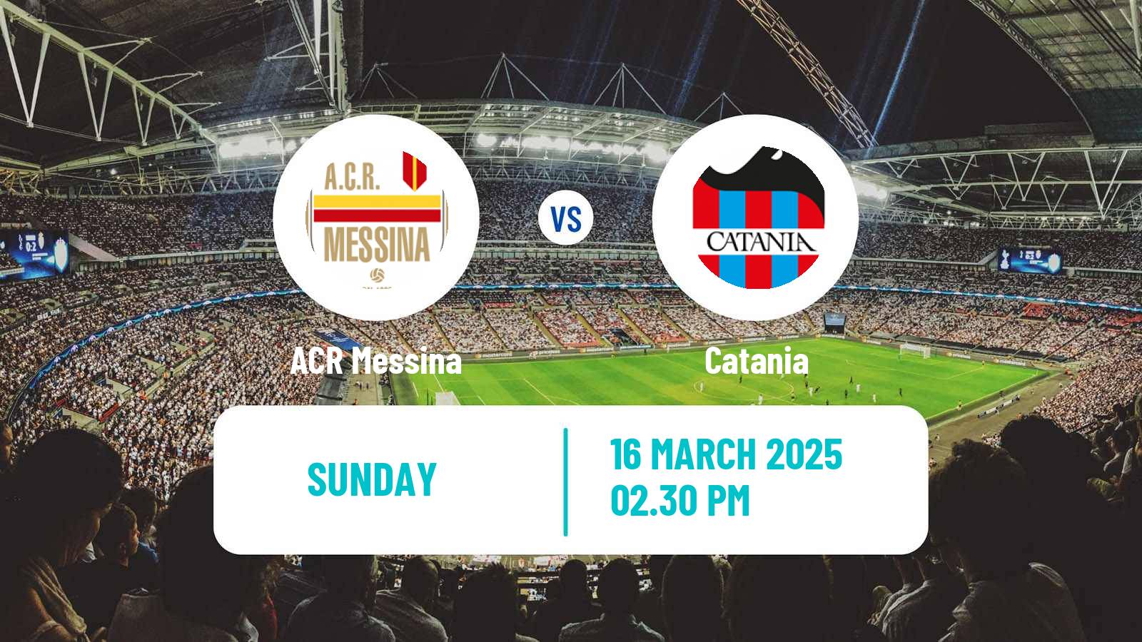Soccer Italian Serie C Group C ACR Messina - Catania