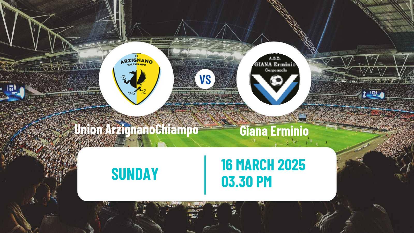 Soccer Italian Serie C Group A Union ArzignanoChiampo - Giana Erminio