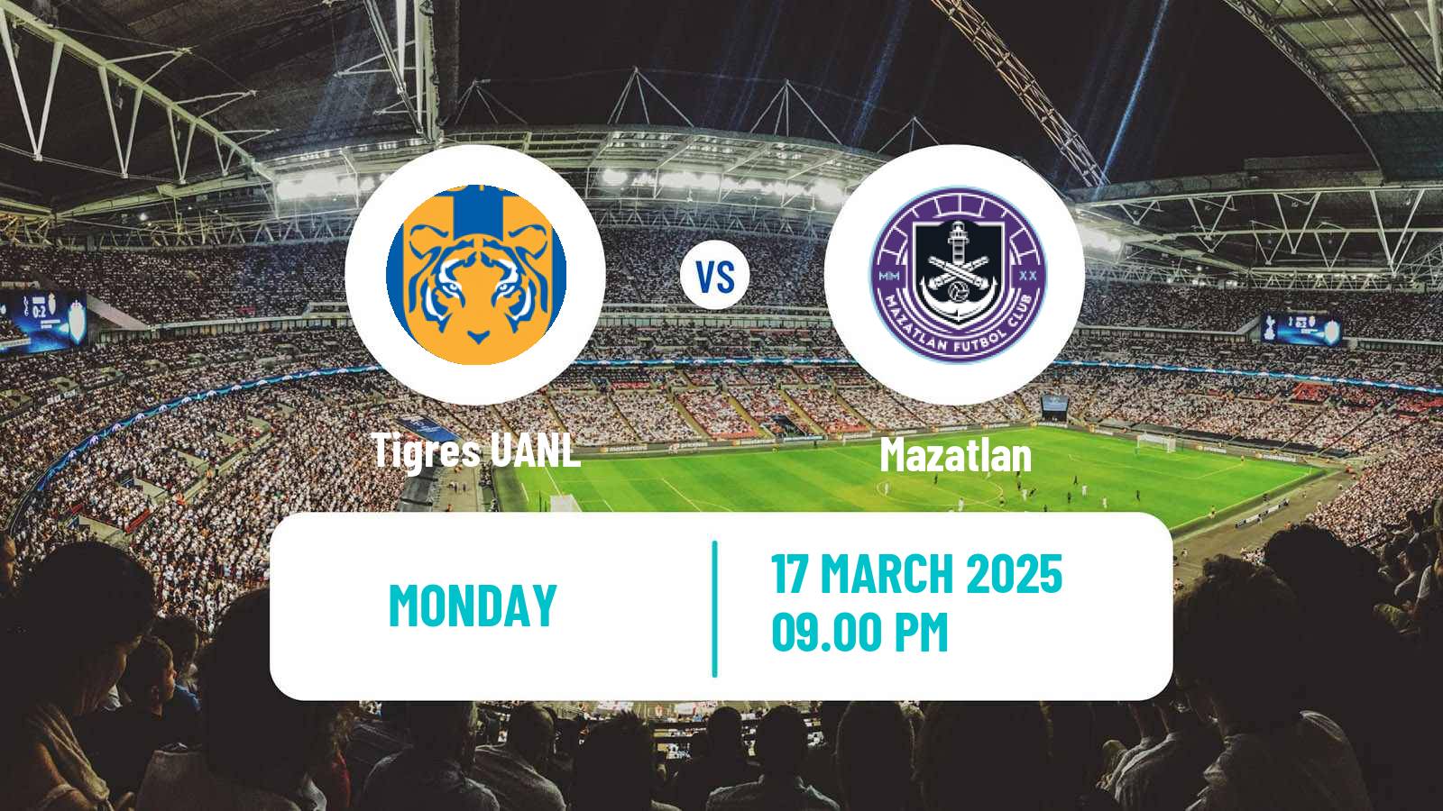 Soccer Mexican Liga MX Women Tigres UANL - Mazatlan