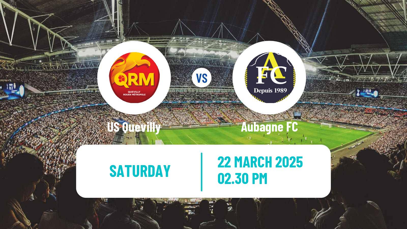 Soccer French National League Quevilly - Aubagne
