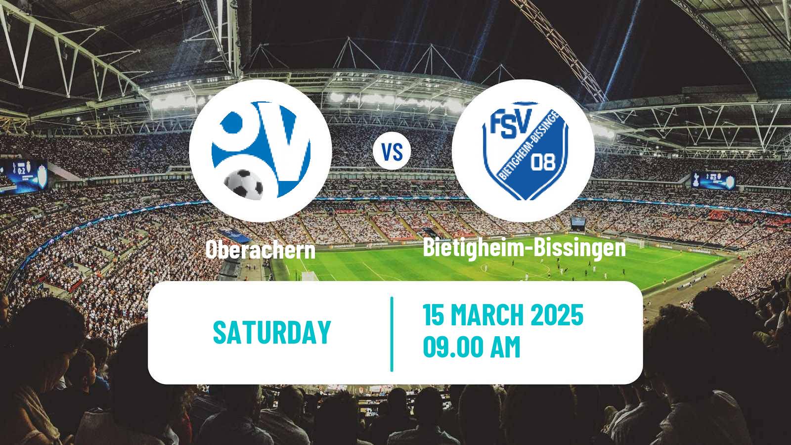 Soccer German Oberliga Baden-Württemberg Oberachern - Bietigheim-Bissingen