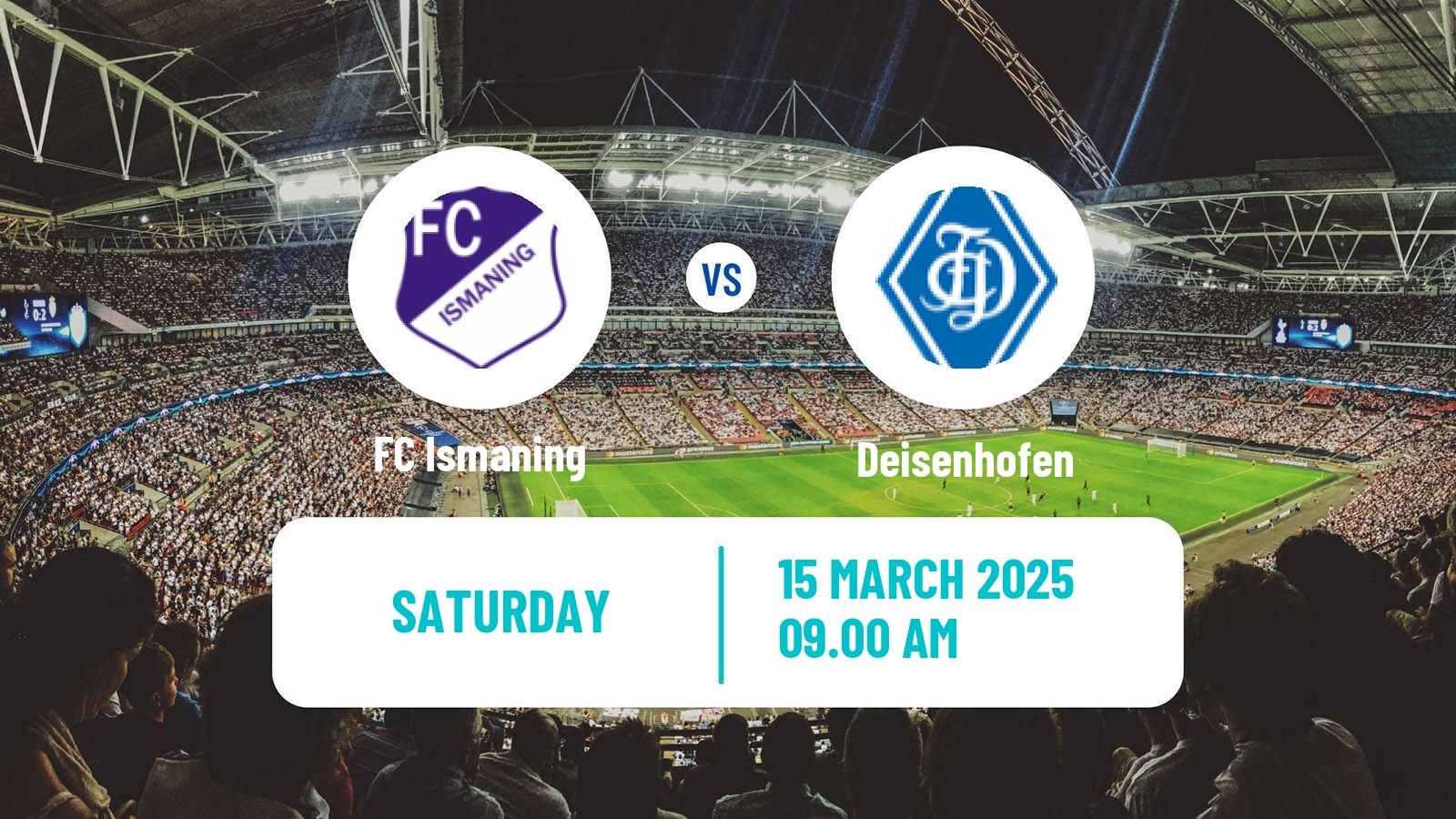 Soccer German Oberliga Bayern Süd Ismaning - Deisenhofen