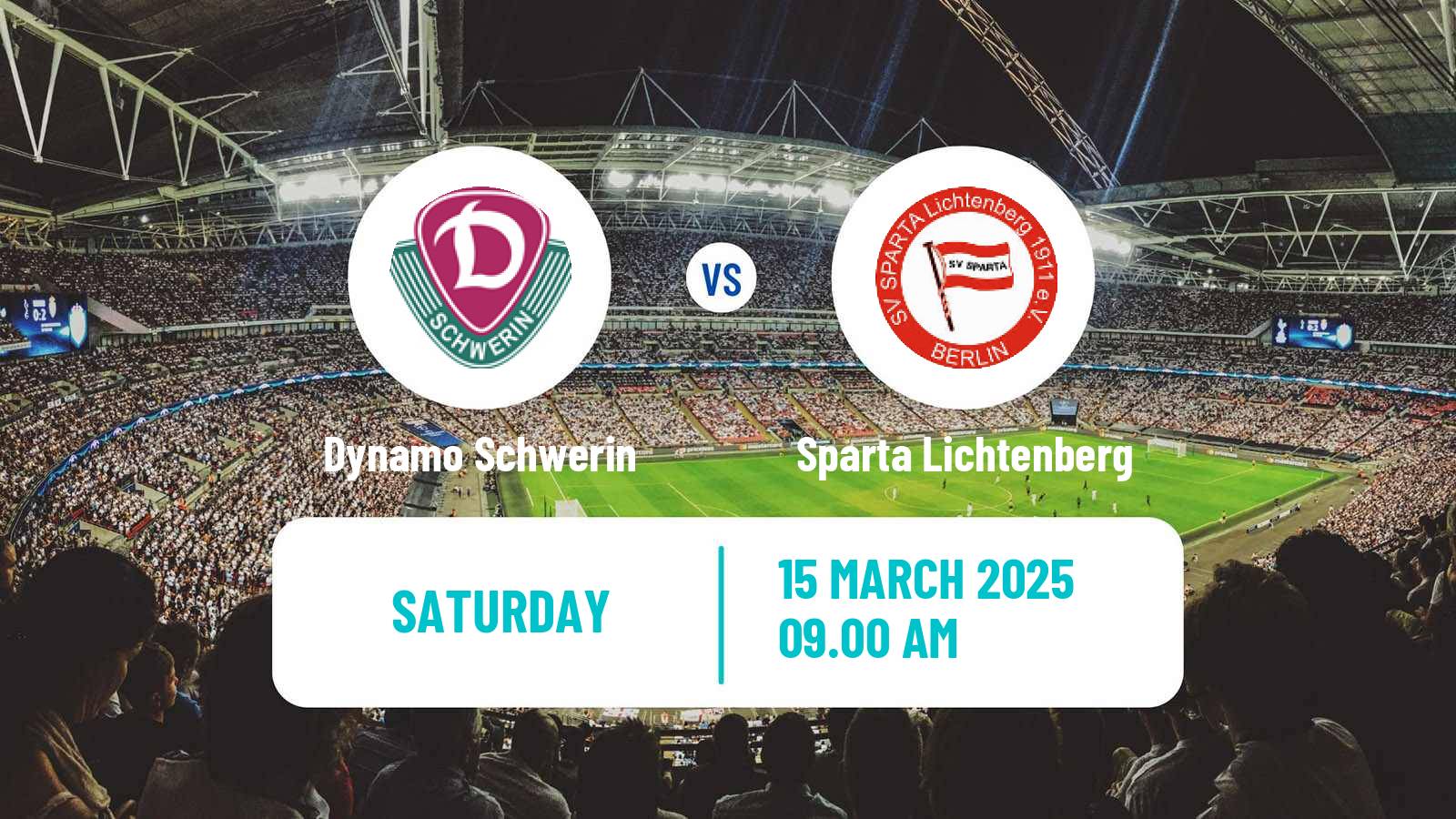 Soccer German Oberliga NOFV-Nord Dynamo Schwerin - Sparta Lichtenberg