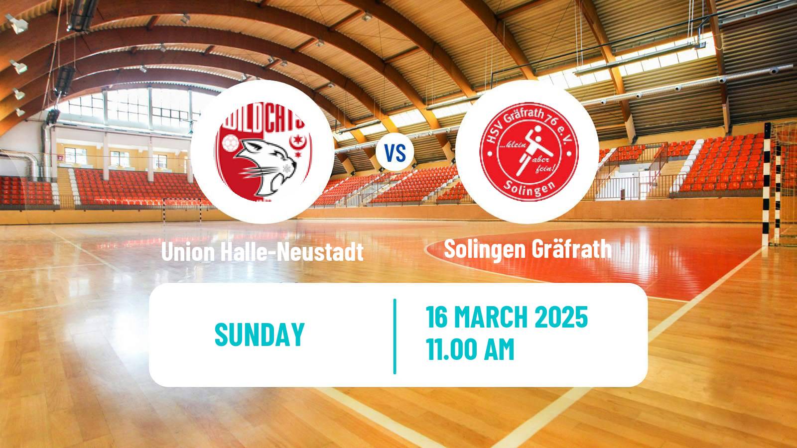 Handball German 2 Bundesliga Handball Women Union Halle-Neustadt - Solingen Gräfrath
