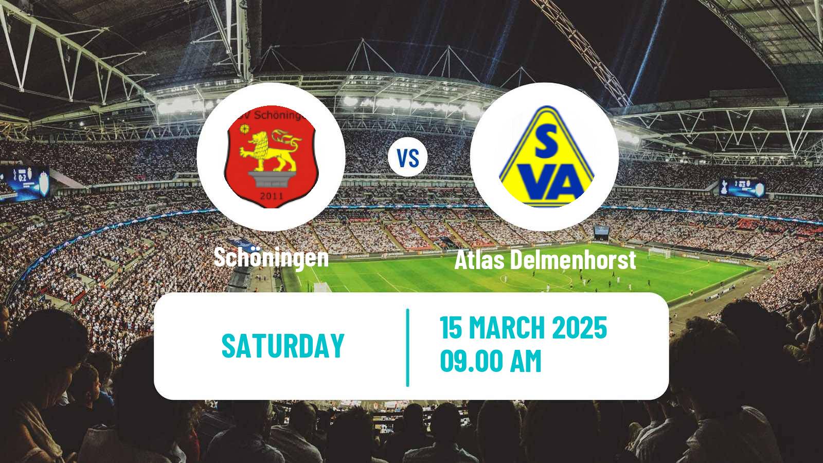 Soccer German Oberliga Niedersachsen Schöningen - Atlas Delmenhorst