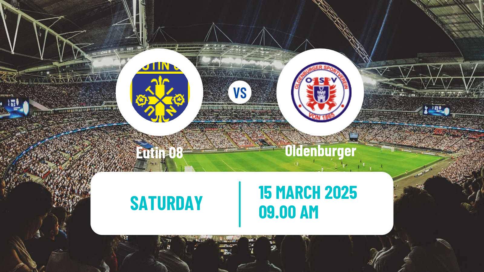 Soccer German Oberliga Schleswig-Holstein Eutin - Oldenburger