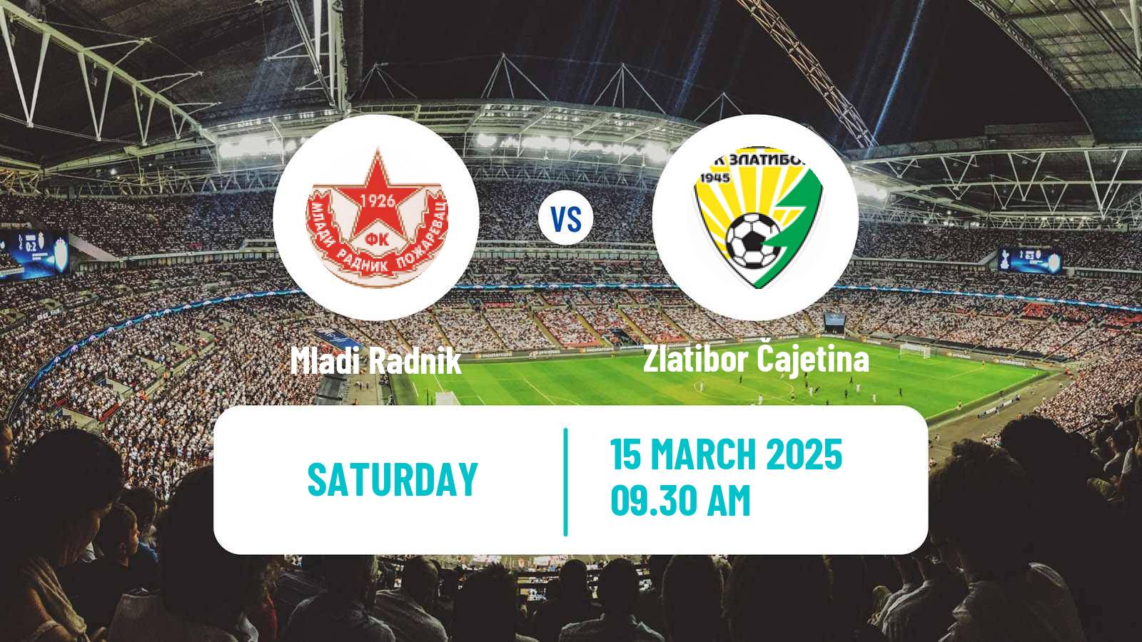 Soccer Serbian Srpska Liga - West Mladi Radnik - Zlatibor Čajetina