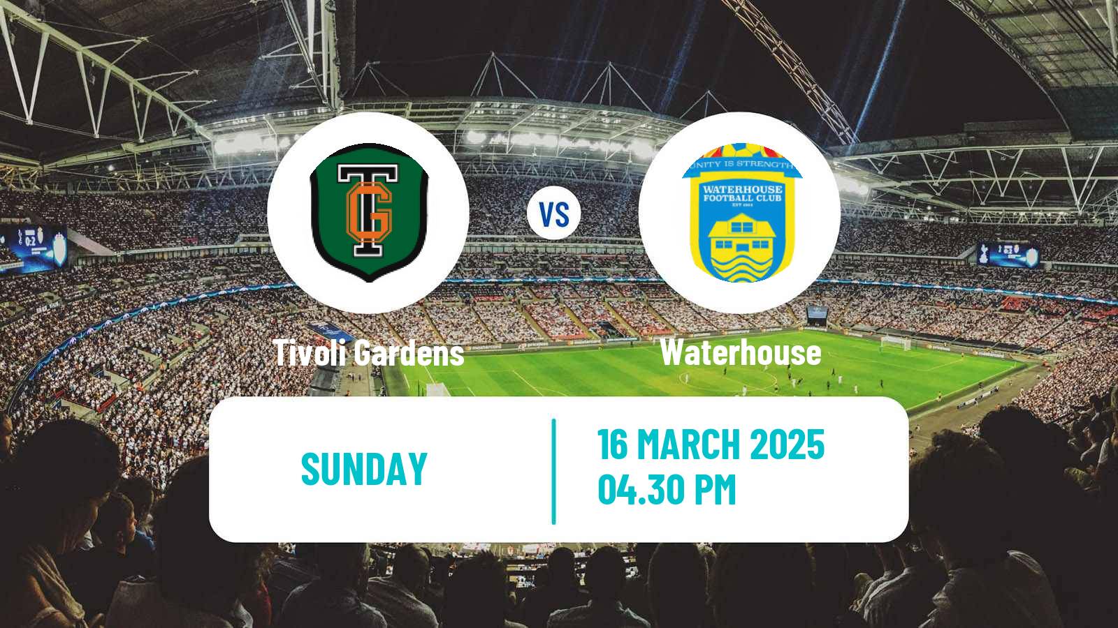 Soccer Jamaica National Premier League Tivoli Gardens - Waterhouse